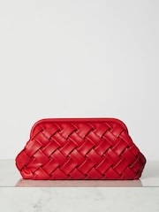 Lipsy Red Pouch Clutch Bag - Image 3 of 4