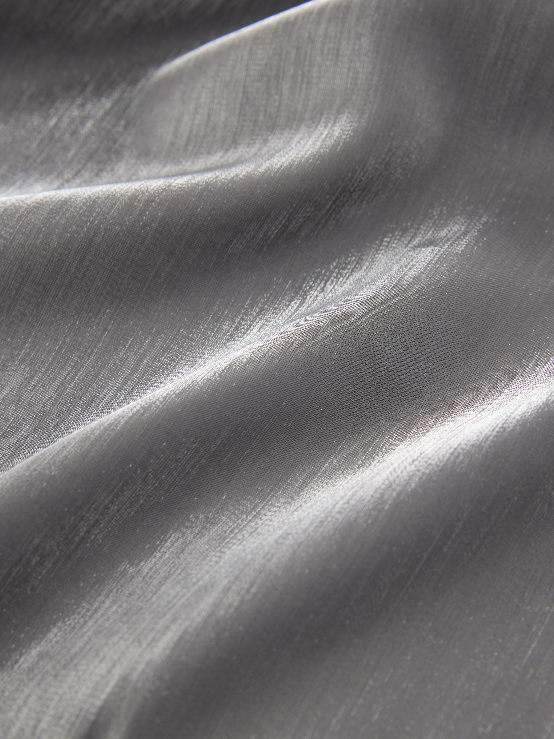 Buy Silver Tie Neck Metallic Blouse from Next Luxembourg