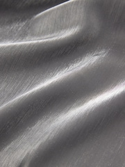Silver Tie Neck Metallic Blouse - Image 7 of 8