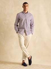 Joules Get A Move On Red Stretch Shirt - Image 4 of 7