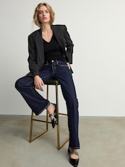 Rinse Relaxed Bootcut 100% Cotton Jeans - Image 2 of 8