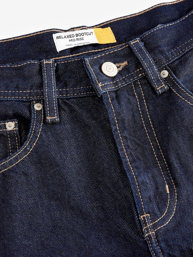 Rinse Relaxed Bootcut 100% Cotton Jeans - Image 8 of 8