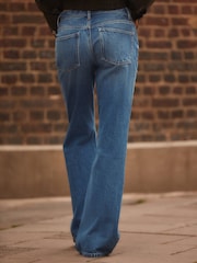 Blue Relaxed Bootcut 100% Cotton Jeans - Image 5 of 8