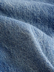 Blue Relaxed Bootcut 100% Cotton Jeans - Image 8 of 8