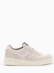 AllSaints Pink VIX Suede Sneakers - Image 1 of 7