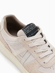 AllSaints Pink VIX Suede Sneakers - Image 6 of 7