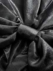 Black Bow Back Glitter Mini Dress - Image 7 of 7