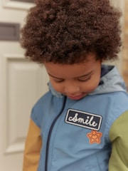 Navy Hooded Bomber Jacket (3mths-7yrs) - Image 4 of 4