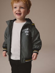 Green Hooded Bomber Jacket (3mths-7yrs) - Image 2 of 4