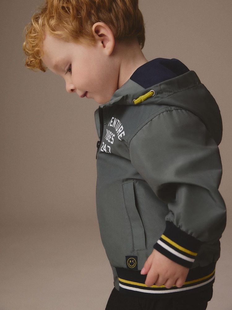 Green Hooded Bomber Jacket (3mths-7yrs) - Image 4 of 4