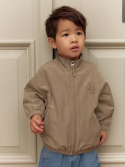 Neutral Collared Coach Jacket (3mths-7yrs) - Image 1 of 4