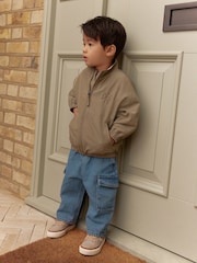 Neutral Collared Coach Jacket (3mths-7yrs) - Image 2 of 4