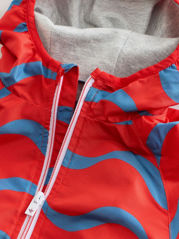 Red Shower Resistant Jacket (3mths-7yrs) - Image 10 of 12