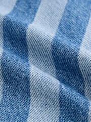 Blue Stripe 100% Cotton Denim Jacket (3mths-10yrs) - Image 7 of 8