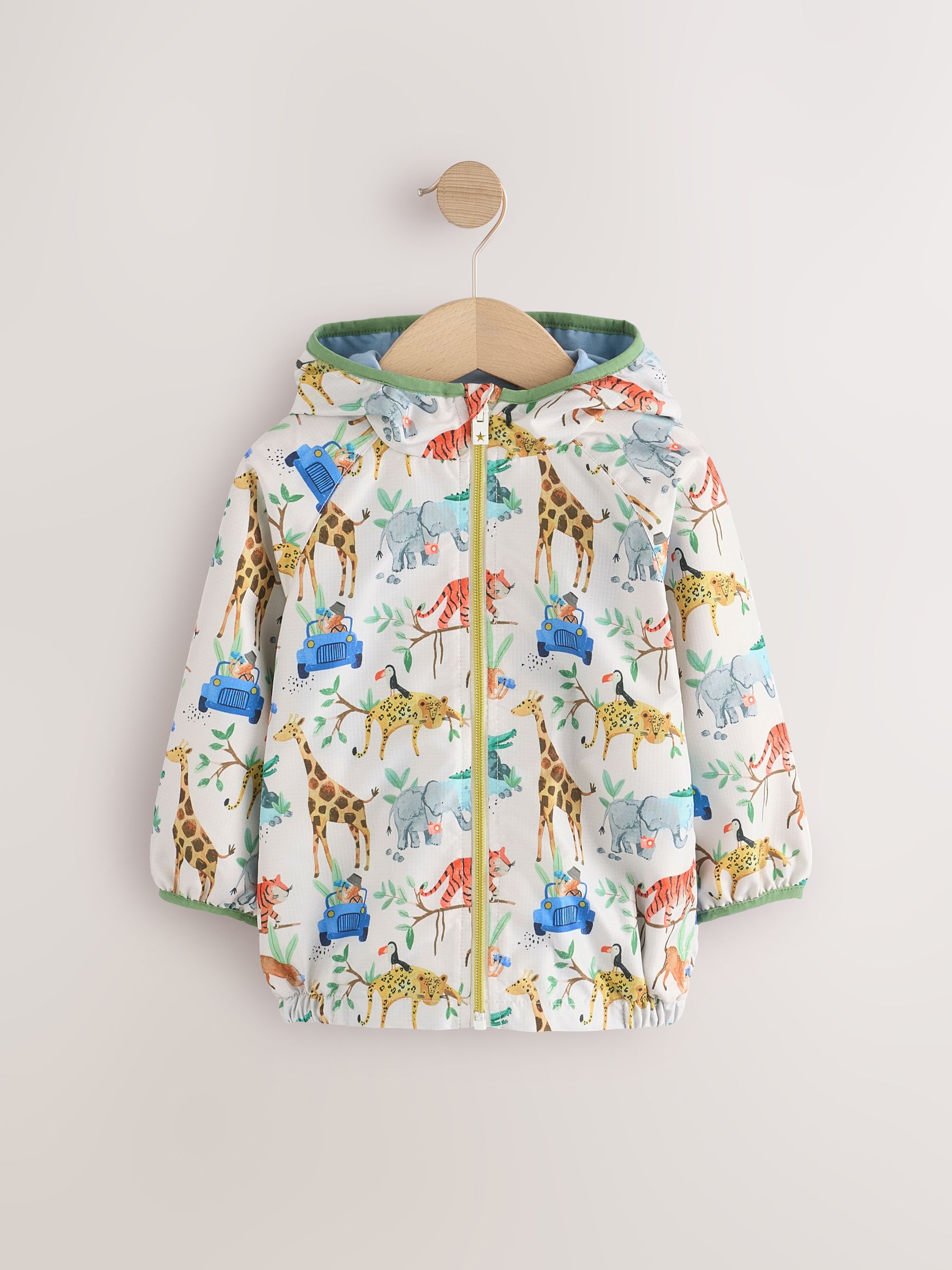 Neutral Safari Shower Resistant Cagoule Jacket (3mths-7yrs)