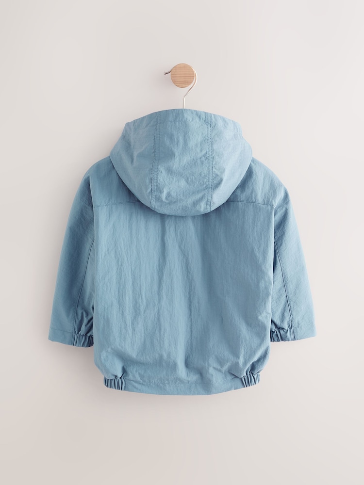 Light Blue Shower Resistant Anorak Jacket (3mths-7yrs) - Image 8 of 11