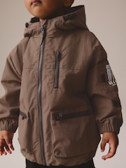 Neutral Shower Resistant Utility Jacket (3mths-7yrs) - Image 2 of 10