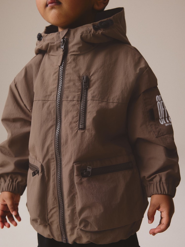 Neutral Shower Resistant Utility Jacket (3mths-7yrs) - Image 2 of 10