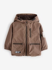 Neutral Shower Resistant Utility Jacket (3mths-7yrs) - Image 7 of 10