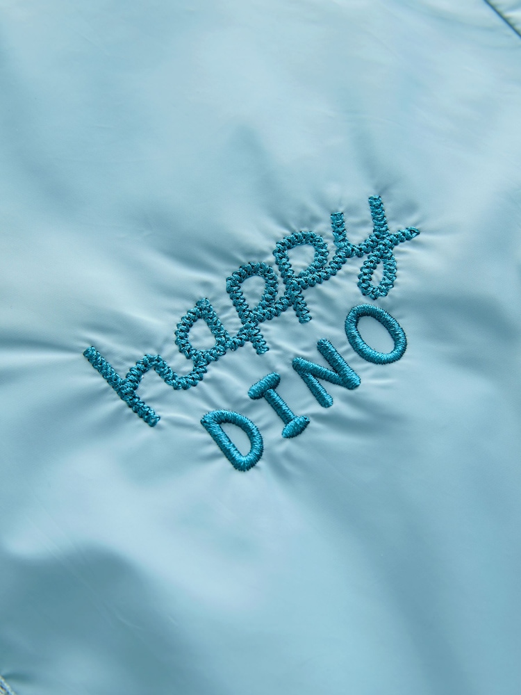 Light Blue Shower Resistant Embroidered Jacket (3mths-7yrs) - Image 13 of 16
