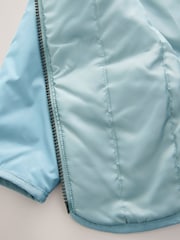 Light Blue Shower Resistant Embroidered Jacket (3mths-7yrs) - Image 16 of 16