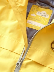Yellow Waterproof Lightweight Anorak Coat (3mths-7yrs) - Image 8 of 11