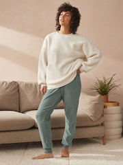 Grün - Fleece-Jogginghose - Image 2 of 11