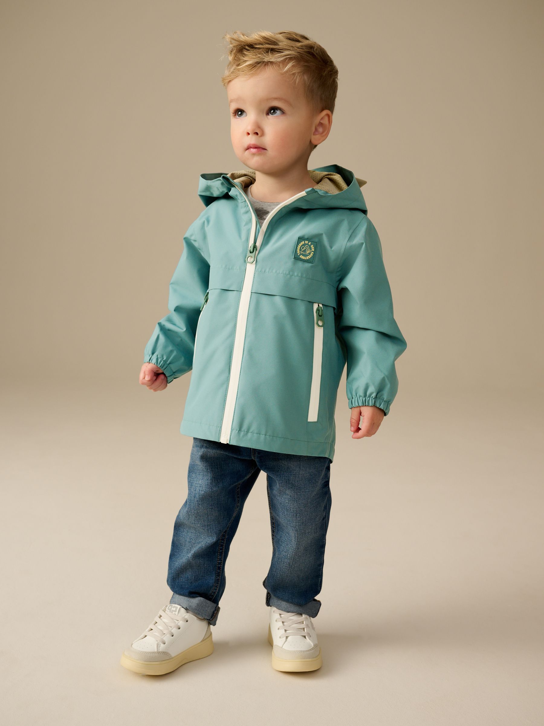 Buy Green Waterproof Lightweight Anorak Coat (3mths-7yrs Buy Green Waterproof Lightweight Anorak Coat (3mths-7yrs