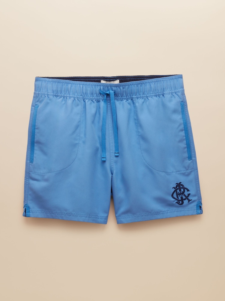 Joules Overton Blue Rugby Style Swim Shorts - Image 6 of 6 Joules Overton Blue Rugby Style Swim Shorts - Image 6 of 6