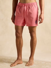 Joules Overton Rose Pink Rugby Style Swim Shorts - Image 1 of 6