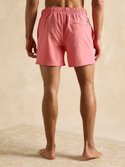 Joules Overton Rose Pink Rugby Style Swim Shorts - Image 2 of 6