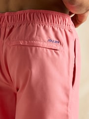 Joules Overton Rose Pink Rugby Style Swim Shorts - Image 5 of 6