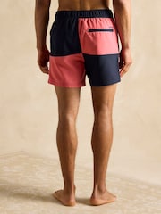 Розовый и темно-синий - шорты в стиле регби Joules Overton - Image 2 of 6