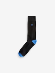 Black Bright Heel 5 Pack Cushioned Sole Comfort Socks - Image 3 of 9