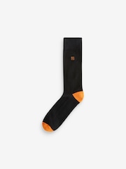 Black Bright Heel 5 Pack Cushioned Sole Comfort Socks - Image 7 of 9