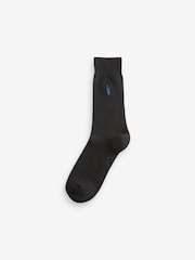 Black 8 Pack Multi Stag Lasting Fresh Embroidered Socks - Image 5 of 10