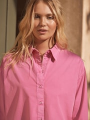 Pink Washed Oversized Shirt - Image 4 of 8