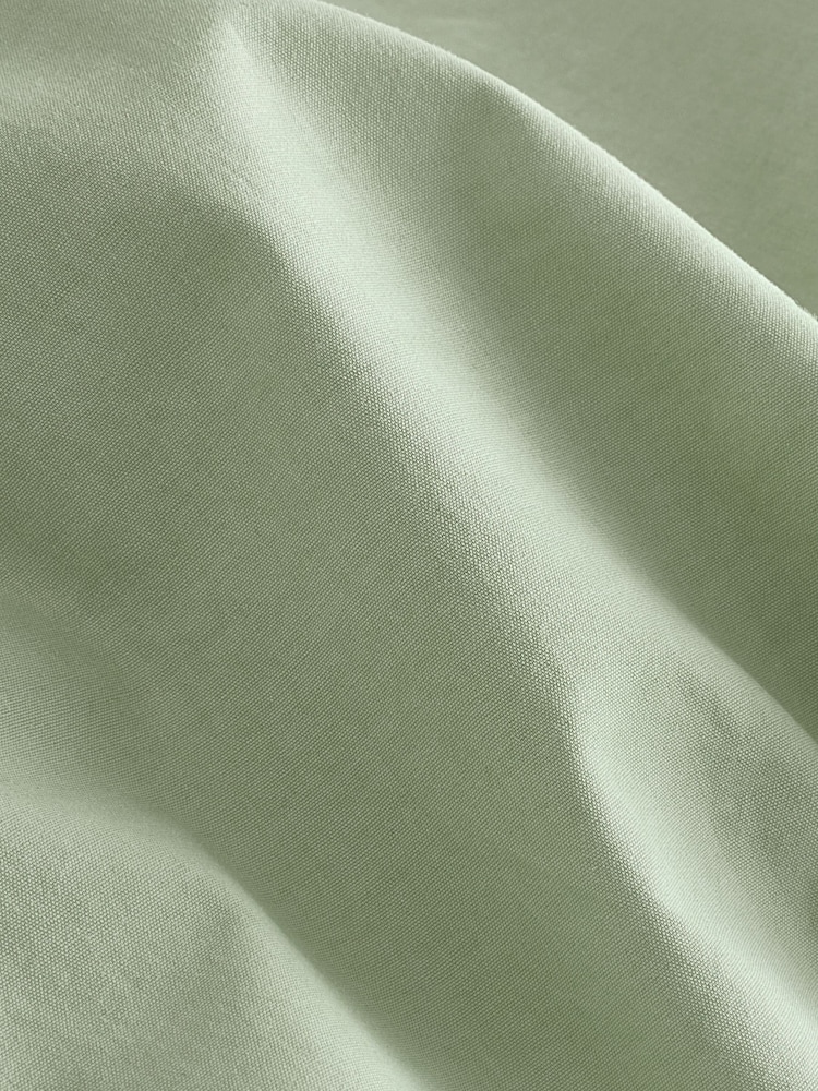 Khaki Green Washed Oversized Shirt - Image 5 of 6