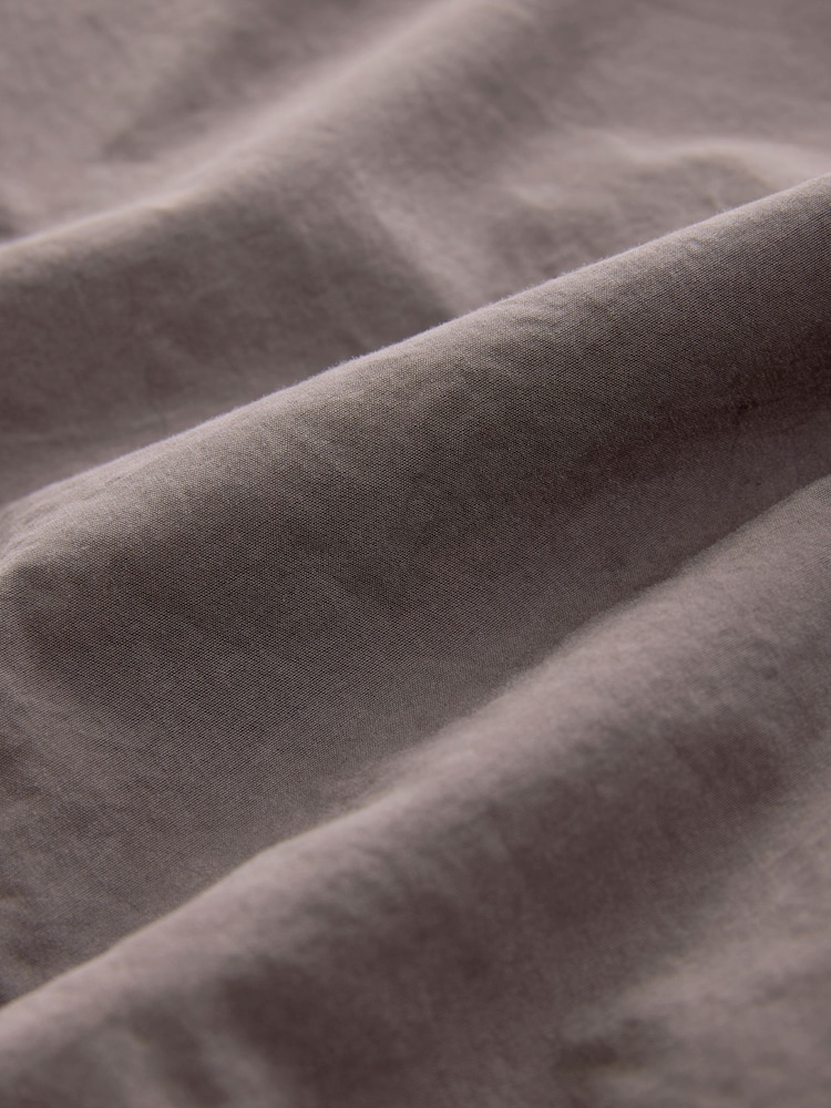 Mink Brown Washed Oversized Shirt - Image 8 of 8
