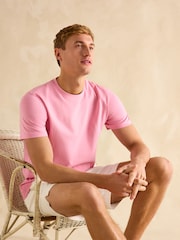 Rosa claro - Joules Everyday Crew Neck T-Shirt - Imagen 4 de 6