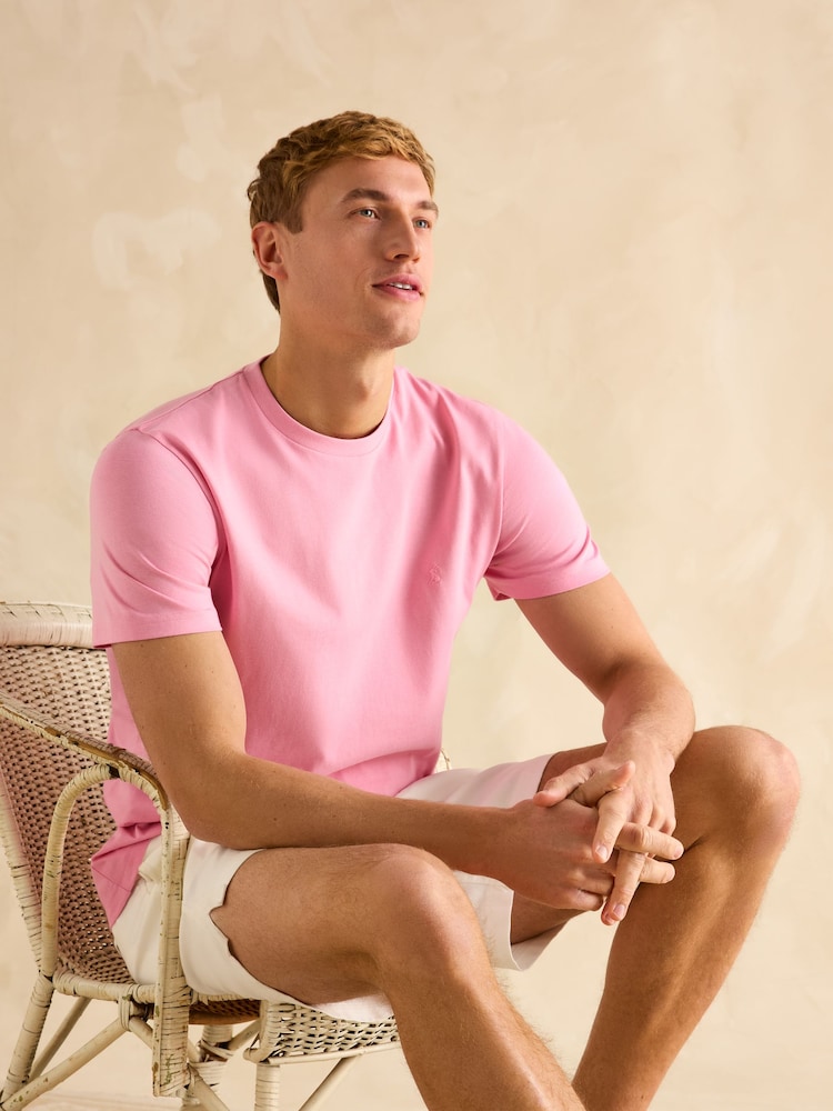 Lichtroze - Joules Everyday Crew Neck T-Shirt - Image 4 of 6