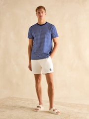 Joules Everyday Blue Stripe Crew Neck T-Shirt - Image 3 of 6