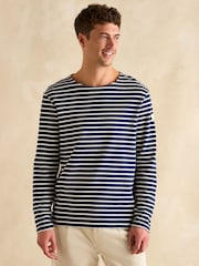 Marineblau/blau - Joules Top mit Bretonstreifen - Bild 1 von 7