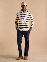 Joules Classic Fit Navy Chino Trousers - Image 3 of 7