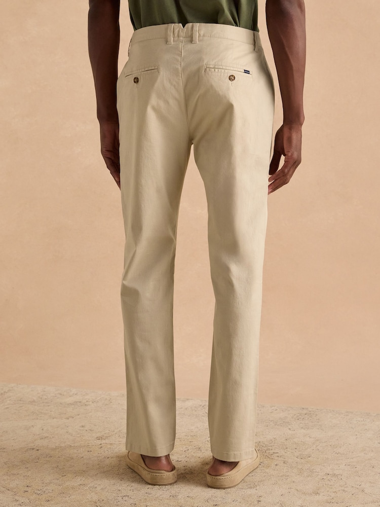 Joules Classic Fit Sand Chino Trousers - Image 2 of 8