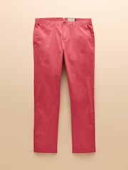 Joules Classic Fit Rose Pink Chino Trousers - Image 9 of 9