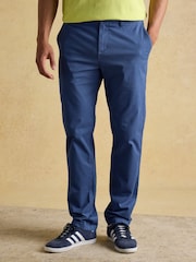 Joules Classic Fit Blue Chino Trousers - Image 1 of 6