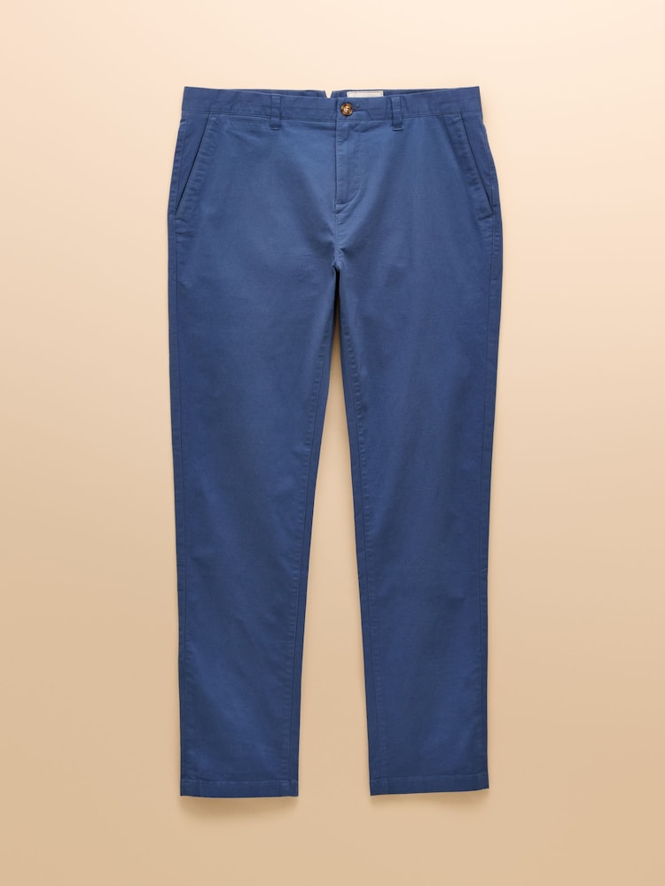 Joules Classic Fit Blue Chino Trousers - Image 6 of 6