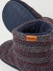 FatFace Matthew Navy Knit Boots - Image 2 of 2