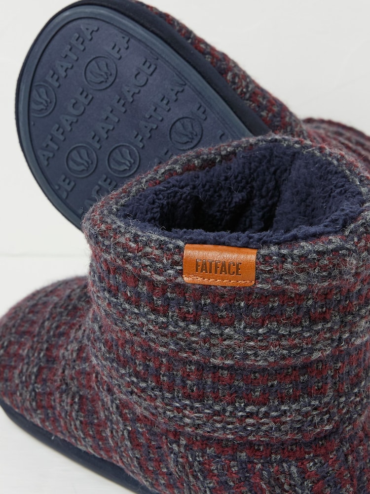 FatFace Matthew Navy Knit Boots - Image 2 of 2 FatFace Matthew Navy Knit Boots - Image 2 of 2